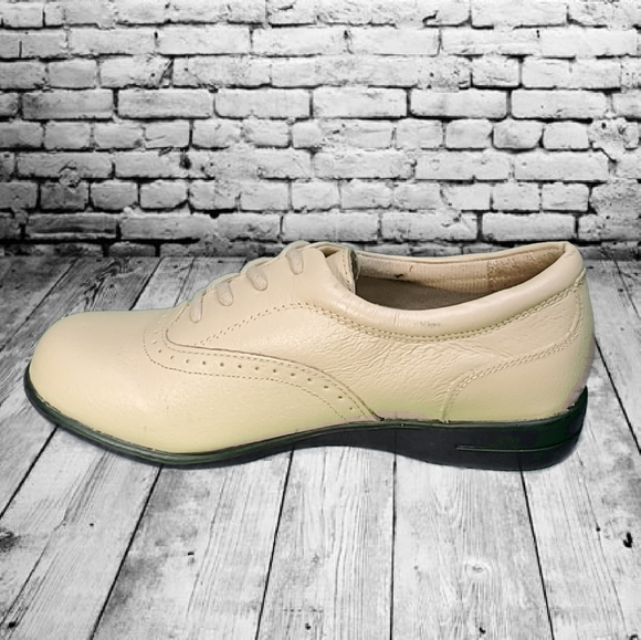 𝅺dr. Scholls Sand Tan Lace Up Advanced Comfort Oxfo - Picture 2 of 5